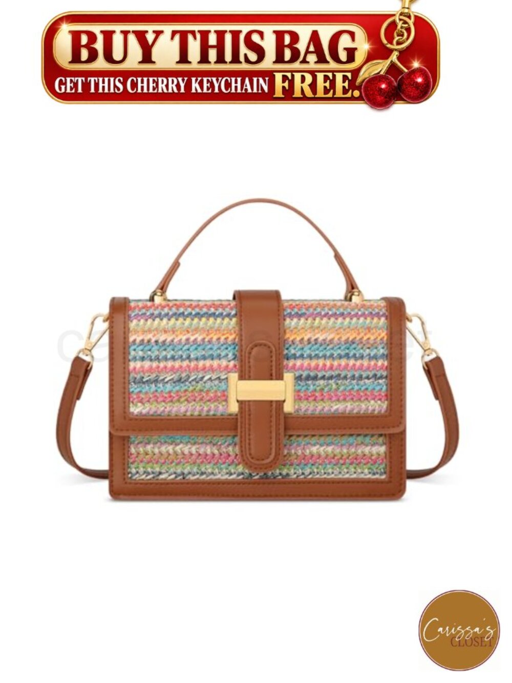 ✨ KKXIU Straw Crossbody Bag Top Handle Purse Small Designer Handbag Beach Summer